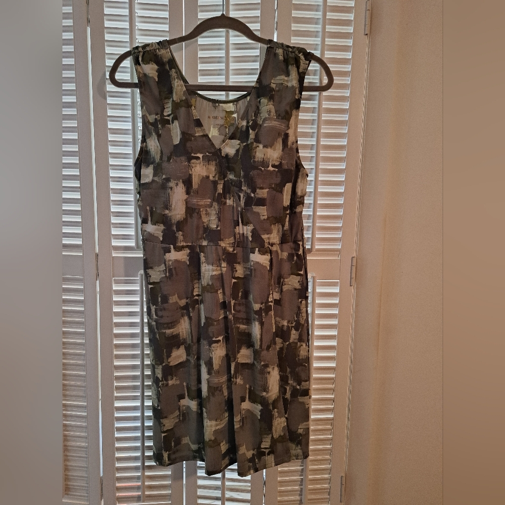 Abstract Print Swimdress